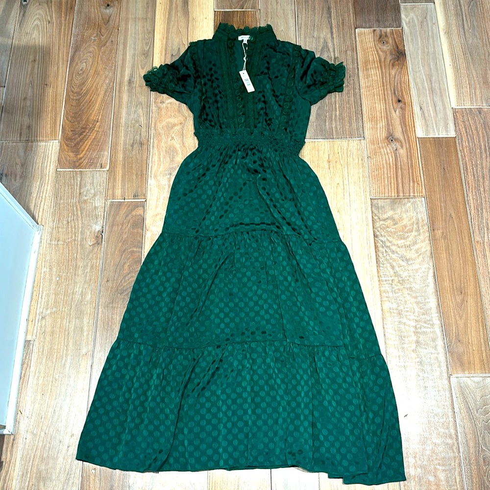 NWT Max Studio, small, emerald dress